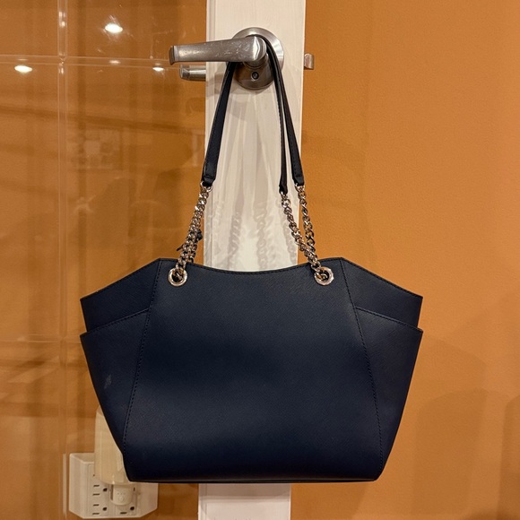 Michael Kors Navy & Silver Tote - Picture 3 of 7